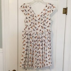ModCloth hummingbird dress